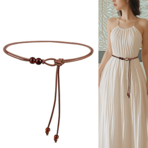 เข็มขัดเอวโซ่สำหรับผู้หญิง สายรัดเอวแบบยาว ดีไซน์ตกแต่ง ชุดเดรส โซ่เอวสไตล์วินเทจ ฤดูร้อน 2025 เข็มขัดโซ่เอวสำหรับผู้หญิง