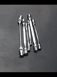 High quality chromium vanadium steel alloy double flexible wrench socket NUT DRIVER OPENER workshop tool auto 18x19mm