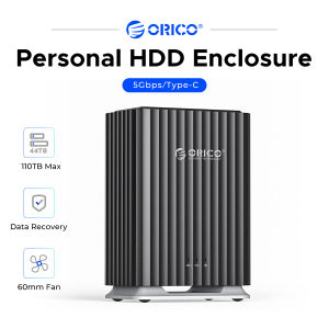 ORICO 5 Bay 2.5"/3.5"inch SATA HDD SSD External Case 110TB Capacity USB3.1 Type-C Data Storage Box Docking Station