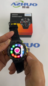 [Ready Stock] AK45 Smart Watch Bluetooth Call 100 Sport Modes Fitness Tracker Heart Rate Blood Pressure for Android iOS