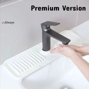 Kitchen Sink Splash Guard Silicone Faucet Splash Water Catcher Silicone Faucet Handle Drip Catcher Tray Sinks Dry
