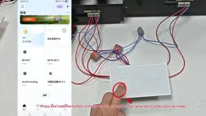 UBARO | UBARO 146×86mm Tempered Glass Tuya WiFi Smart Touch Switch1/3/4 Gang Light+Curtain ControlNeutral Wire RequiredAlexa Google V