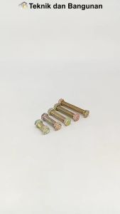 OEM Baut Ukuran Milli M10 X75mm Isi 20pcs/Pack