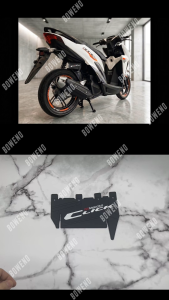 Honda Click V2/V3 Heavy Duty Mudflap. Durable black splash & mud protection. Iwas dumi