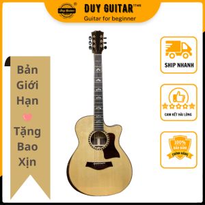 Đàn guitar acoustic DT1500 Duy Guitar Store cần đàn cẩn xà cừ tinh xảo Dòng cao cấp của shop