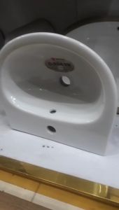 Lavabo treo tường giá rẻ kích thước nhỏ(400x360) màu trắng TRỌN BỘ COMBO