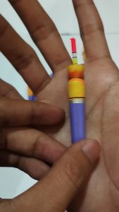 PELAMPUNG pancing KUMBUL PANCING STARLET PANJANG 8 CM BAHAN KAYU