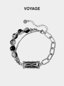 Voyage สร้อยข้อมือลูกปัดผู้ชาย นักเรียน เครื่องประดับแฟชั่น สไตล์เกาหลี โซ่มือ Retro รู้สึกความรู้สึกเกรดสูงสําหรับผู้หญิง