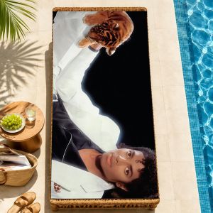 Funko | Khăn Tắm Mềm Mại Trên Bãi Biển J-Jacksons FK Swim Trip M-MichaelS Bath Gym Spa Trang Trí Nhà Cửa Quà Tặng Ngày Lễ - Khăn Polyester Thấm Hút