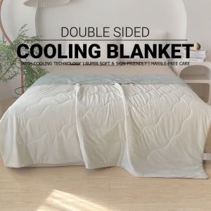 ChillMax Double Sided Cooling Blanket Cool and Soft Comforter Perfect for Warm Night or Everyday Use