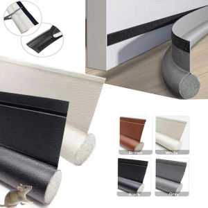 1pc Adjustable Door Bottom Seal Strip Weatherproof Draft Stopper Thick Gaps Blocker for Insulation Cold Protection