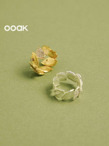 Vintage Sparkling Laurel Wreath Ring