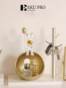 EKU pro Creative Rabbit Key Storage Decoration Space Rabbit Luxury Shelf Modern Minimalist Home Decor Resin Handmade Artwork