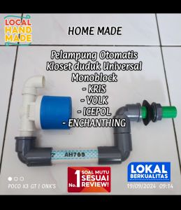 Pelampung Closet / Kloset Duduk Otomatis Kodok / Monoblock KRIS ICEPOL VOLK ENCHANTING [ Home made ] Pelampung Closet / Kloset Duduk Otomatis Universal