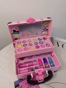 BETTIE (GRATIS kotak) Girls Makeup Toys Kosmetik Kotak Bermain Princess Makeup Tas Girl Toy Play Set