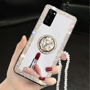 Mirror Diamond Case for Samsung GalaxyS24 S23 A71 A51 A21 A32 A70 A50 A52 A30 A20 A10 S20 Ultra S10 S21 S9 Note 20 10 Plus Soft Cover