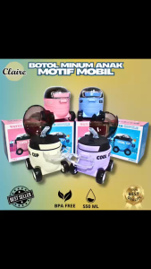 [Claire] Botol Minum 550 ML Motif Mobil / Botol Minum Anak Bentuk Mobil Unik Dan Menarik / Botol BIsa Juga Di Jadikan Mainan Yang Menyenangkan / Sedotan Yang Elastis Dan Lembut Nyaman Di Mulut / Tali Gantung Botol Yang Kuat