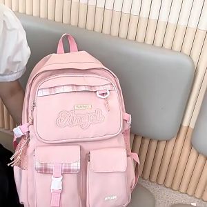 Korean Student Backpack women Cute High school bag Nylon waterproof College Leisure Travel Backpack