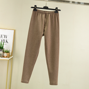 Dralon Long Johns Mens Warm Pants Long Johns Fleece-lined Thickened Slim Fit Compression Pants Seamless Spring & Fall Winter Leggings Inner Wear