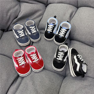 Spring & Fall 0-12 Months Men and Women Baby Canvas Shoes Soft Bottom Comfortable Breathable Toddler Shoes Correction Anti-Kick Casual Flats