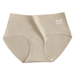 Quần lót nữ MiiOW Cat Person làm bằng vải cotton mỏng không đường may thoáng khí