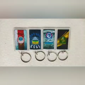 Gantungan Kunci Liga Indonesia Custom Foto Bolak Balik Bahan Akrilik