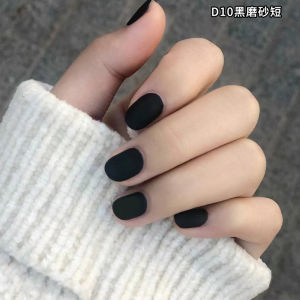 Pure Color Wear Armor Handmade Nail Tip Female Fancy White Niche Style Handmade Nail Patch Finished Nail Beauty