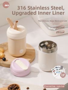AKS | Insulated Straw Stainless Steel Water Bottle