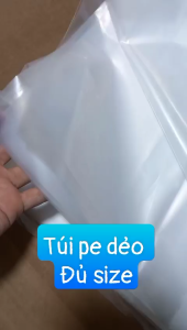 2 KG TÚI  PE dẻo 5zem đựng hàng hóa lồng bao tải Túi nilong đựng áo quần chống nước đủ size hàng nguyên sinh dẻo bền đẹp