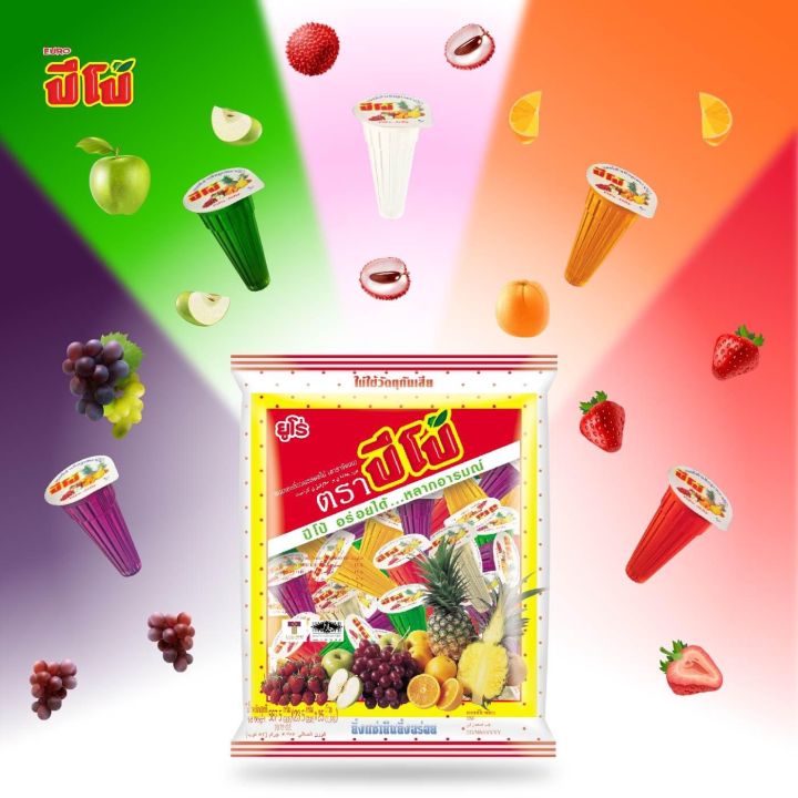 ปีโป้ เยลลี่รวมรสผลไม้ 30 ถ้วย | Lazada.co.th