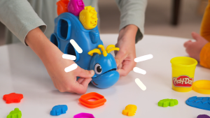 Play-Doh Shapes & Colors Dino Starter Set Tactile Sensory Play Dinosaur Toys for Kids 2+ 11 Accessories