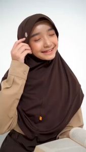 TERBARU JILBAB INSTAN ANAK SEKOLAH NIBRAS STARLA PAD 02 / NIBRAS KERUDUNG SEKOLAH INSTAN BAHAN PE PREMIUM / JILBAB SEKOLAH BERGO BAHAN KAOS