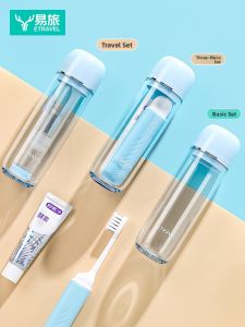 Portable Travel Kit with Foldable Toothbrush and Mini Cup ETRAVEL