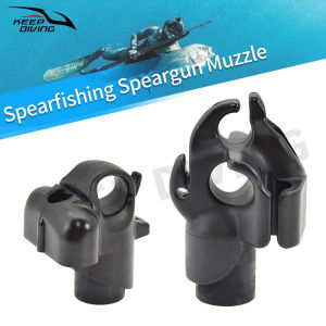 1 Pcs Single /Double Hole Scuba Diving Spearfishing Hunting Speargun Head Fish Muzzle Europe standard Amercian standard