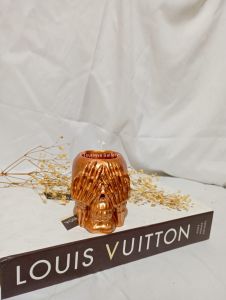 pot mini kaktus/hiasan aesthetic/tempat lilin aromaterapi/property bentuk tengkorak bahan semen/gyp/cornice