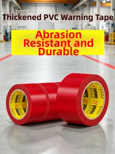 Waterproof High Adhesion PVC Marking Tape Red