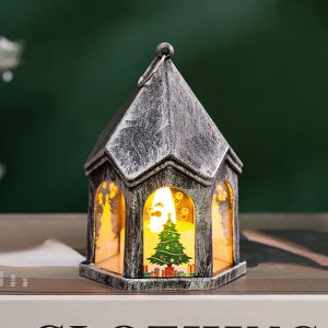 2026 Christmas LED Night Light Santa Claus Snowman Lantern Lamp Table Ornament Christmas Decoration for Home Xmas Navidad Gifts