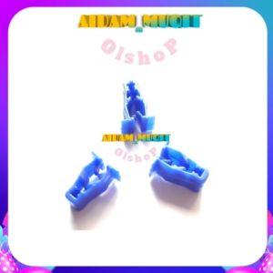 20 PCS KLIP JEPIT HONDA KLIP FAIRING TAMENG VISOR MOTOR SNAP FITTING MOTOR BEAT VARIO SUPRA CBR WARNA BIRU Motorcycle