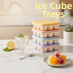 LUTUMEI | Cute Multi-chamber Ice Cube Molds Food-grade Fast Freezing