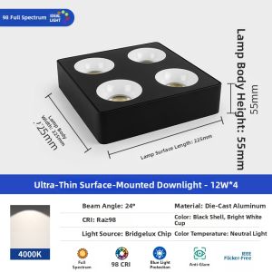 WANLIYANG | Ultra Thin Ceiling Mount Spotlight