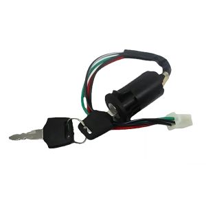4 Wires Motorcycle Keys Ignition Switch Key Locking Starter Switch Replacement