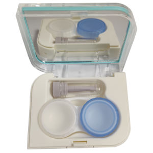 Hộp Đựng Kính RGP Cứng Hình Học Giác Mạc OK Kính Áp Tròng Mềm Hộp Đựng Kính Kèm Que Hút Đôi