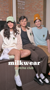 Milkwear Matcha Club Polo Cropped Sweater Cropped Tee & Baseball Cap Collection