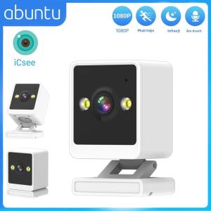 Camera Mini Trong Nhà 1080P HD Wifi Giám Sát Thú Cưng Với Âm Thanh 2 Chiều Quay Video Trắng/Đen ICSEE Ứng Dụng Điều Khiển