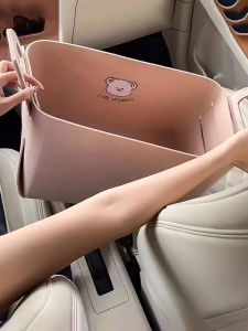 Felt Foldable Storage Box Living Room Desktop Miscellaneous Snack Basket Organizer Wicker Basket Car Use with Handle Storage Basket