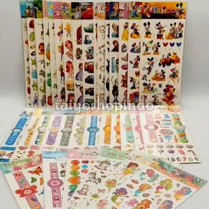 Stiker Kartun Tattoo Temporary Karakter Kartun Anak: Aksesoris Fashion & Hadiah Ultah