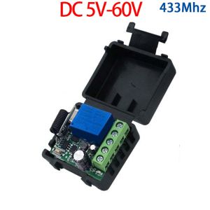 DC 12V 10A Relay Receiver Mini Module 433 Mhz Universal Gate Remote Control Switch Remote Control for Gate LED Garage Door
