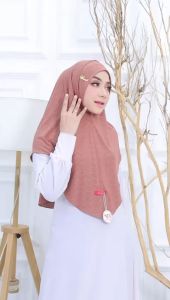 Jilbab Instan Hanza Malay Bahan Jersey Jaguar By Hasanah