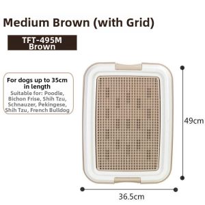 ZHIZHILIANYU | Non-slip Small Medium Dog Toilet Tray