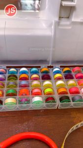 Spull Bobbin Mesin Jahit Portable Bobbins / Spool / Bobbin Plastik Warna